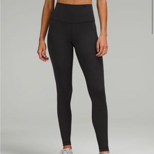 Lululemon Wunder Train Black Leggings 28”